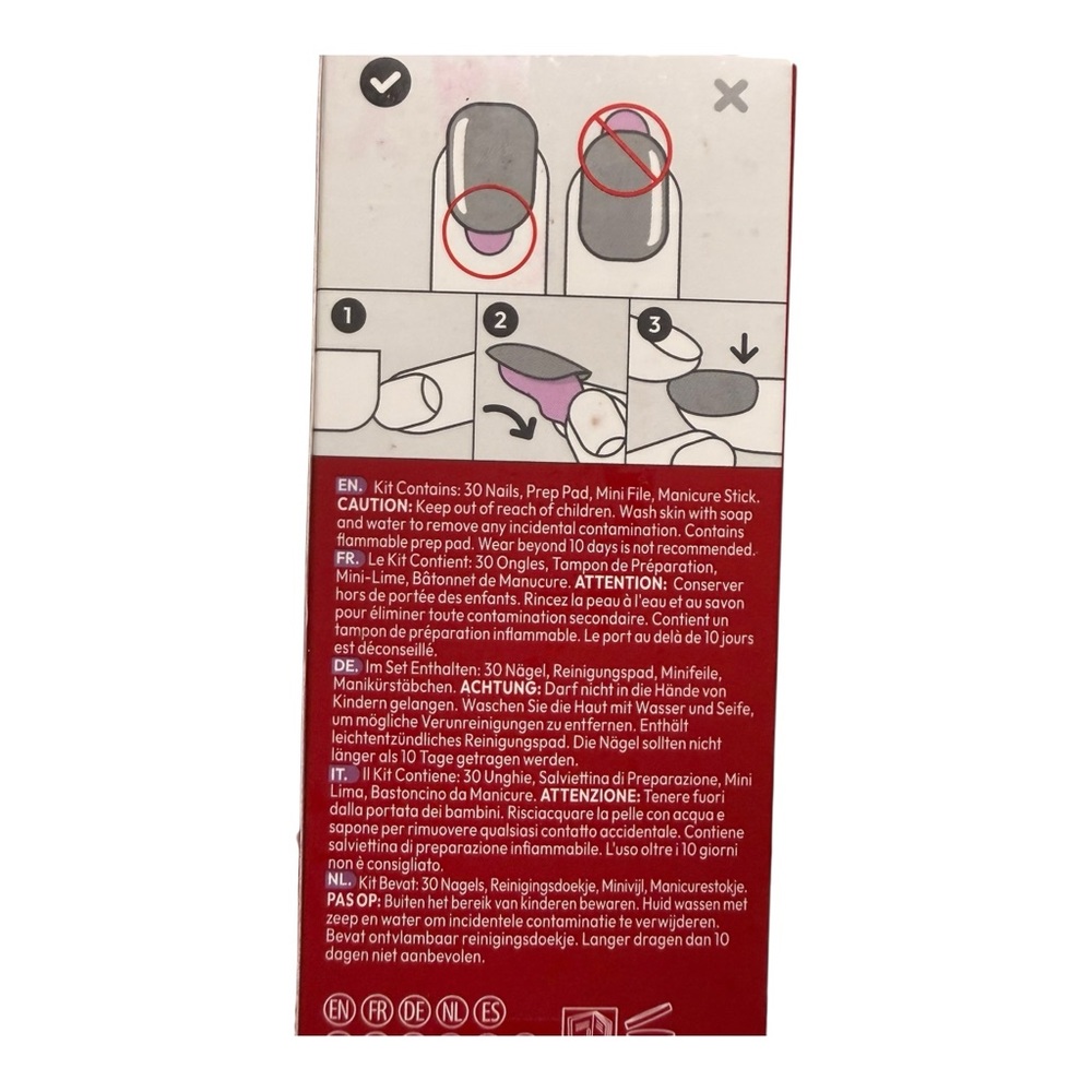 imPRESS Black and Nude Press-On Nails New Sealed Box - Picture 2 of 3